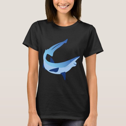 Goblin Shark â€“ Lichtblauw T-shirt (Voorkant)