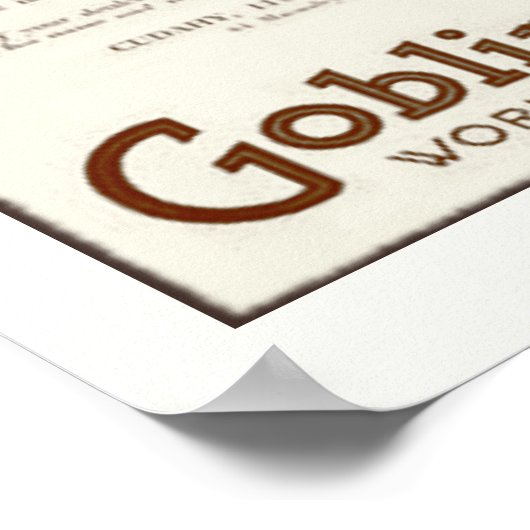 Goblin Soap Magazine en Retro Poster (Hoek)