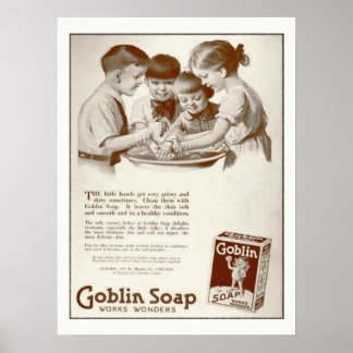 Goblin Soap Magazine en Retro Poster