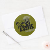 Goblin Talk Logo - Sticker! Ronde Sticker (Envelop)