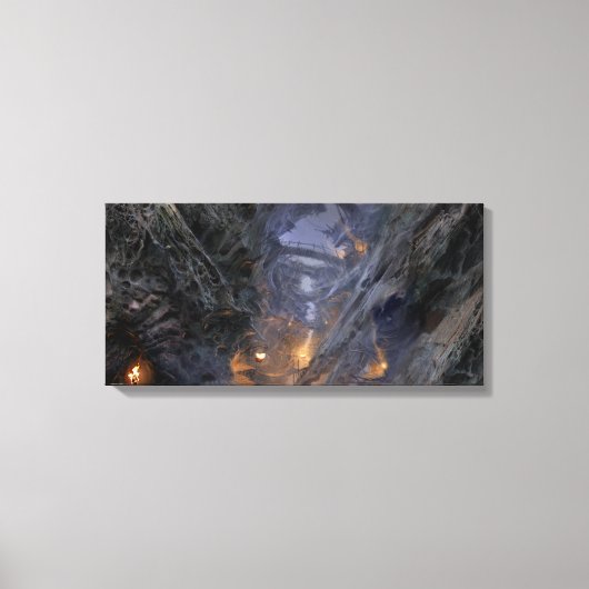 Goblin Town Concept - Bridges Canvas Afdruk (Voorkant)