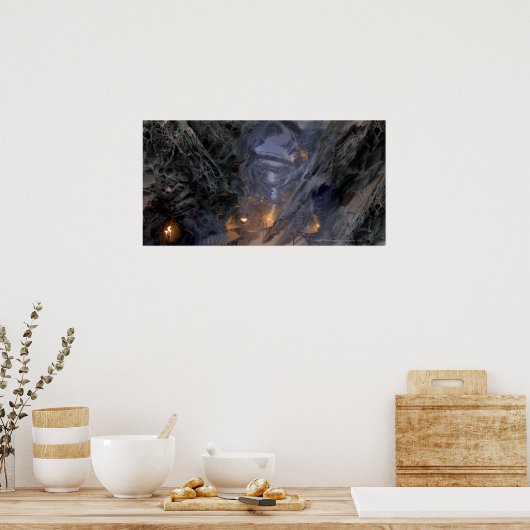 Goblin Town Concept - Bridges Poster (Keuken)