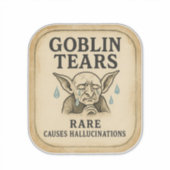 Goblin Tranen - Halloween Apotheek Label (Voorkant)