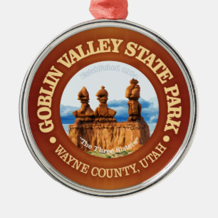 Goblin Valley Metalen Ornament