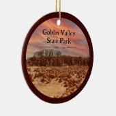 Goblin Valley State Park Utah Souvenir Gift Keramisch Ornament (Rechts)