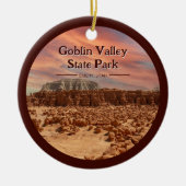 Goblin Valley State Park Utah Souvenir Gift Keramisch Ornament (Voorkant)