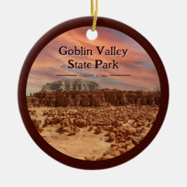 Goblin Valley State Park Utah Souvenir Gift Keramisch Ornament