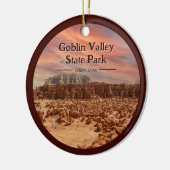 Goblin Valley State Park Utah Souvenir Gift Keramisch Ornament (Links)