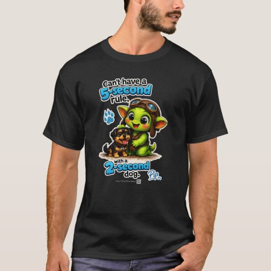 Goblinantics™ Pip™ & De Twee‑Seconden Pup - T-Shir T-shirt (Voorkant)