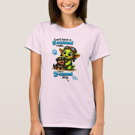Goblinantics™ Pip™ & De Twee‑Seconden Pup - T-Shir T-shirt (Voorkant)