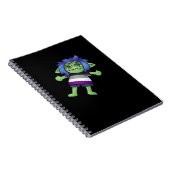 Goblincore Aseksuele Pride Goblin Klassieker Notitieboek (Rechterzijde)