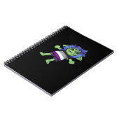 Goblincore Aseksuele Pride Goblin Klassieker Notitieboek (Linkerzijde)