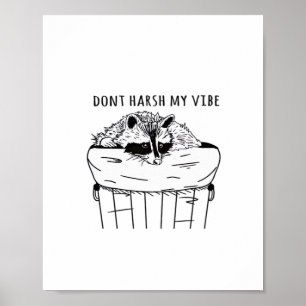 Goblincore Bederf Mijn Vibe Niet Klassiek Poster