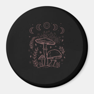 Goblincore Esthetiek Academia Cottagecore Paddenst Magneet