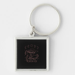 Goblincore Esthetiek Academia Cottagecore Paddenst Sleutelhanger