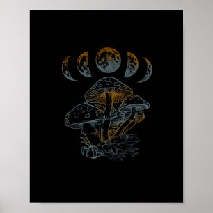 Goblincore Esthetiek Academië Cottagecore Paddenst Poster