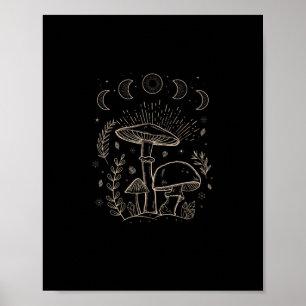 Goblincore Esthetiek Academie Cottagecore Paddenst Poster