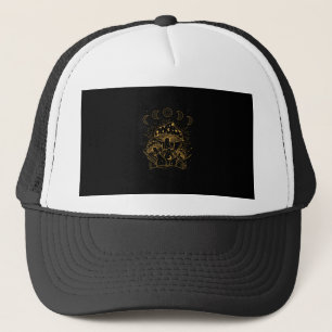 Goblincore Esthetiek Academië Cottagecore Paddenst Trucker Pet