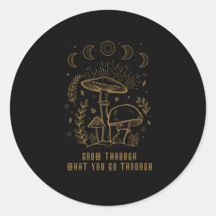 Goblincore Esthetische Academie Cottagecore Padden Ronde Sticker
