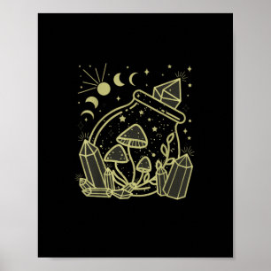 Goblincore Esthetische Cottagecore Academië Padden Poster