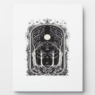 Goblincore Fantasy Poort Naar Klassiek Fotoplaat