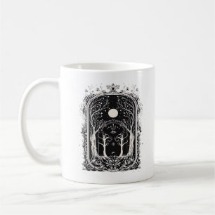 Goblincore Fantasy Poort Naar Klassiek Koffiemok