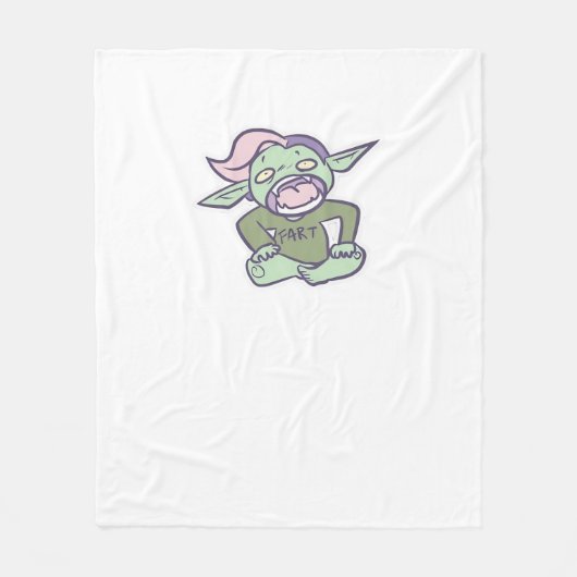 Goblincore Fart Goblin Classic Fleece Deken (Voorkant)