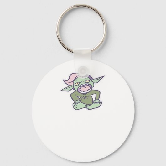 Goblincore Fart Goblin Classic Sleutelhanger (Voorkant)