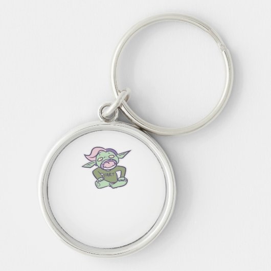 Goblincore Fart Goblin Classic Sleutelhanger (Voorkant)
