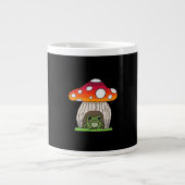 Goblincore Frog Classic Retro Appeal Grote Koffiekop (Voorkant)