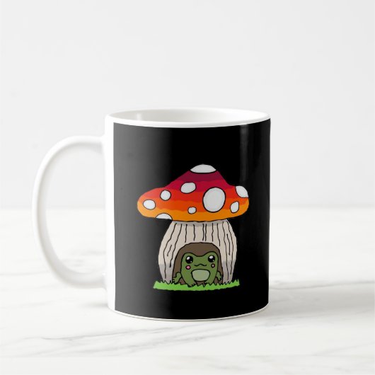 Goblincore Frog Classic Retro Appeal Koffiemok (Links)