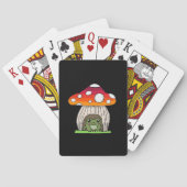 Goblincore Frog Classic Retro Appeal Pokerkaarten (Achterkant)