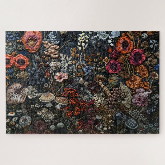 Goblincore Garden Jigsaw Puzzle Legpuzzel (Horizontaal)