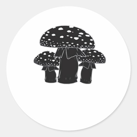 Goblincore Later Classic Ronde Sticker (Voorkant)