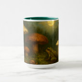 Goblincore Mushrooms, Snails & Frog In Moonlight Mok (Midden)