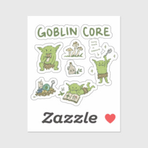 Goblincore Paddenstoelen Prullaria Collector Sticker