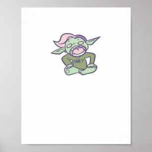 Goblincore Scheet Goblin Klassiek Poster