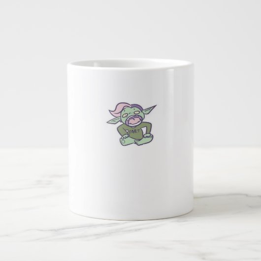 Goblincore Scheet Goblin Klassieker Grote Koffiekop (Voorkant)