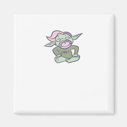Goblincore Scheet Goblin Klassieker Magneet (Voorkant)
