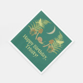 Goblincore Slak en paddenstoelen gepersonaliseerd Servet (Hoek)