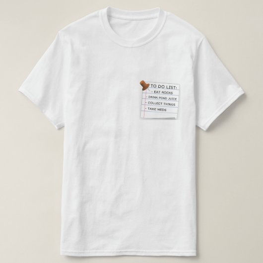 GOBLINCORE-TO-DO LIST T-SHIRT (Design voorkant)