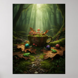Goblincore Vervallen Sereniteit Poster