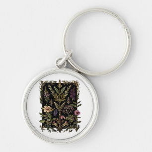 Goblincore Victorian Heksenkruiden Klassiek Sleutelhanger