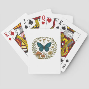 Goblincore Vlinder Fairycore Botanische Kleding C Pokerkaarten