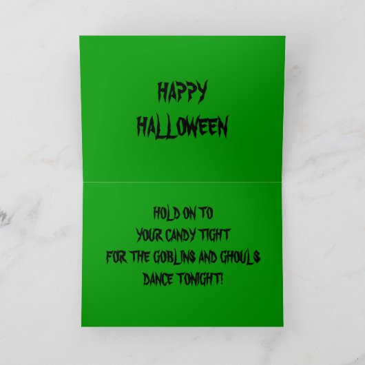 GOBLINS DANCE halloween-kaart Kaart (Binnen)