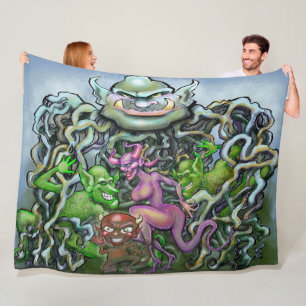 Goblins en Monsters Fleece Deken
