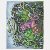 Goblins en Monsters Fleece Deken (Voorkant)