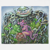 Goblins en Monsters Fleece Deken (Voorkant (Horizontaal))