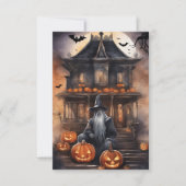 Goblin's Gala: Halloweenfeest op maat Uitnodiging (Voorkant)