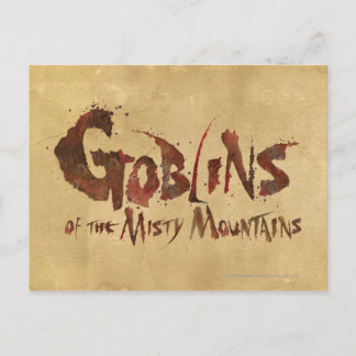 Goblins van de Misty Mountains Briefkaart